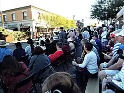 Crowd enjoying the event