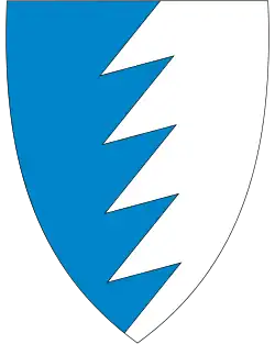 Coat of arms of Tune Municipality (1977-1991)