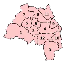 Parliamentary constituencies in Tyne and Wear (2010-2024)