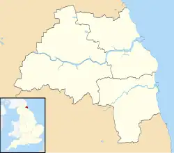 Maps of castles in England by county: L–W is located in Tyne and Wear