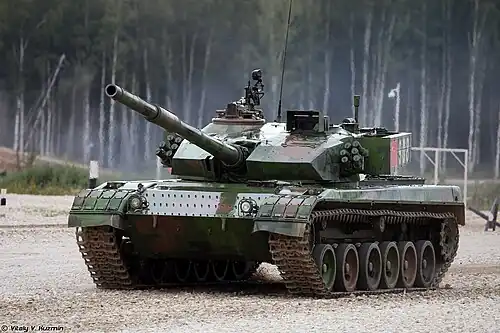 Type 96A tank without hull ERA mounted.
