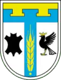 Coat of arms of Tysmenytsia Raion