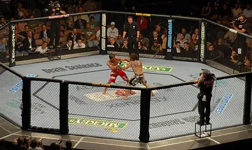 Image 43UFC 74; Clay Guida vs. Marcus Aurelio (from Mixed martial arts)