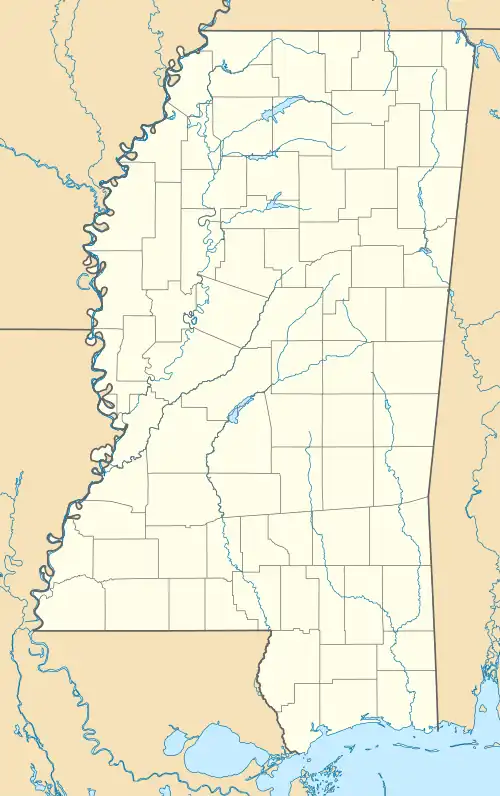 Glass site is located in Mississippi