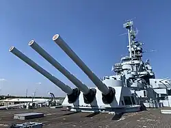 16 inch rear gun turret