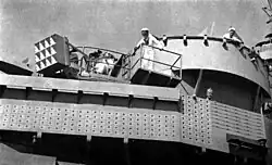 Bennington's scoreboard in August 1945