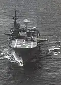 USS Guam during recovery of the Gemini 11 in September 1966.