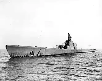 Redfin_(SS-272), April 1943 on Lake Michigan.