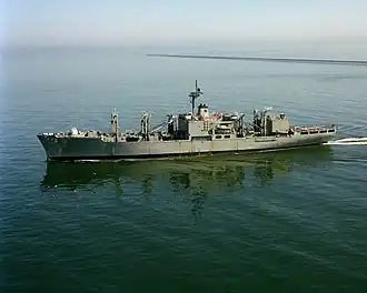 USS Sylvania (AFS-2) underway in 1982