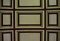 The coffered ceiling