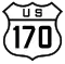 U.S. Route 170 marker