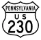 U.S. Route 230 Bypass marker