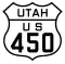 U.S. Route 450 marker