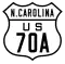 U.S. Highway 70A marker