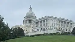 The US Capitol Building, as pictured from the southwest side, in June 2025.