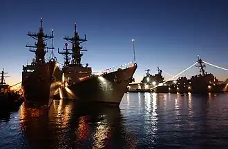 USS Elliot and USS Oldendorf on 1 January 2003