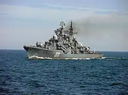 Russian Navy Nastoychivyy underway during BALTOPS '05