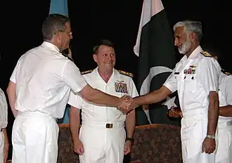 Muhammad Zakaullah was the former Chief of Naval Staff.