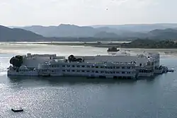Lake Palace on Lake Pichola.