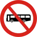 No buses