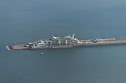 Umihotaru, where the bridge transitions to tunnel