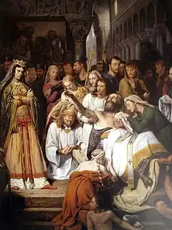 Scene from the Life of Fredegund by Édouard Cibot