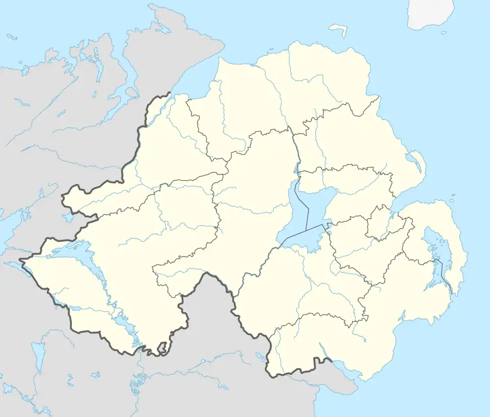 Corkey is located in Northern Ireland