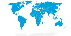 Map of UN member states.a