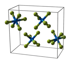 Discrete UF6 molecules
