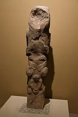 "Totem pole" on level II of Göbeklitepe.​​‌