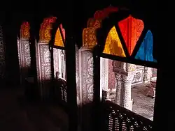 Wall painting in the palaces of Maharaja Gopal Lal