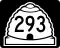 State Route 293 marker