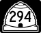 State Route 294 marker
