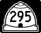 State Route 295 marker