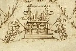 Organ, Utrecht Psalter