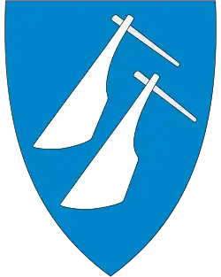 Coat of arms of Vågsøy Municipality (1987-2019)