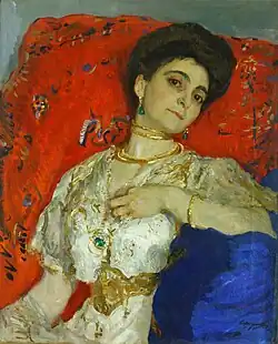 V. Serov, Portrait of M. N. Akimova