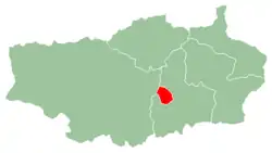 Location of Antsirabe in Vakinankaratra