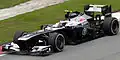 Valtteri Bottas driving the Williams FW35 at the 2013 Malaysian Grand Prix.