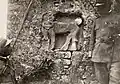 Venetian Saint Mark Lion from the Middle Ages, photo taken in Vuno 1918