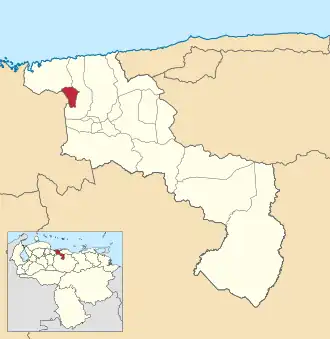 Location in Aragua