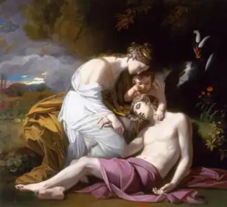Venus Lamenting the Death of Adonis by Benjamin West