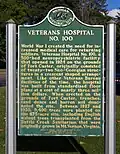 Veterans Hospital No. 100. This building has been demolished.