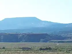 Victor, as seen from a dirt road near Elmo, August 2010