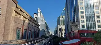 View from Chit Lom station.