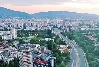Lyulin seen from Sofia