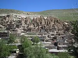 Rock houses in the village of Kandovan