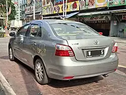Facelift Vios G (NCP93, Malaysia)