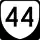 State Route 44 marker