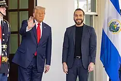 Nayib Bukele with Donald Trump